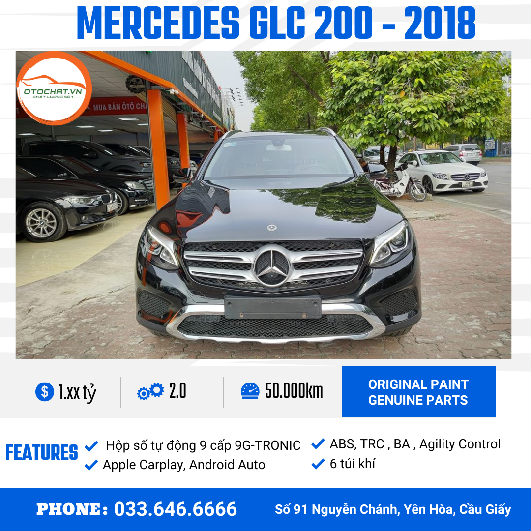 Đánh giá sơ bộ Mercedes-Benz GLC 200 2018